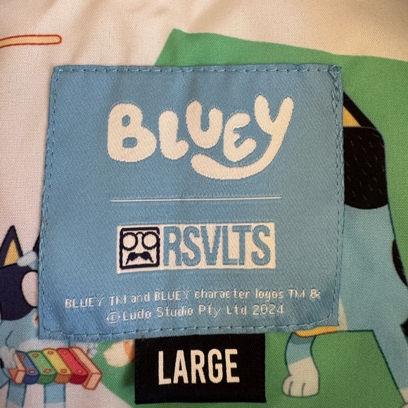 Colorful Cartoon Print Button-Up Shirt - Picture 2 of 4